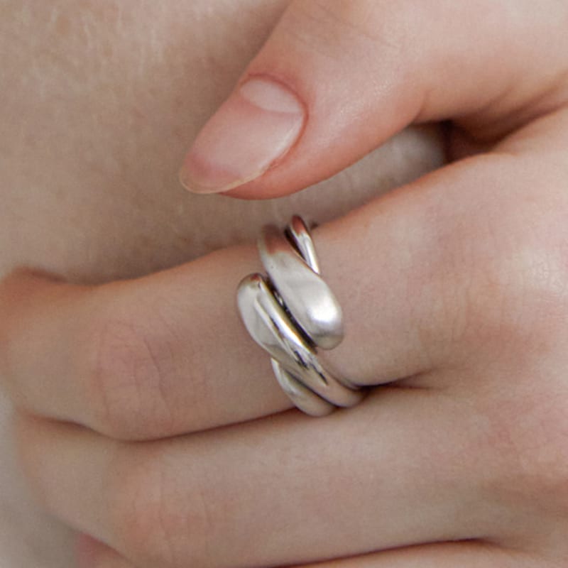 By Hyeres Pairis Ring (Matte Silver) BH7R57764MB