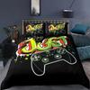 Gamepad 3D Printed Bedding Set For Teen Boys Queen Modern Gamer Comforter Duvet Cover 240x220 Video Game Kids Bed Linen