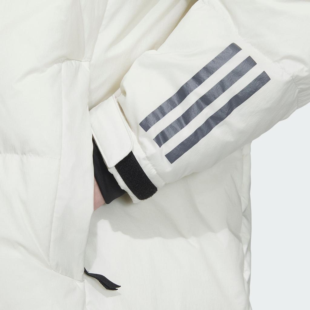 adidas Down Goose Long Jacket Asia Sizing 'White' Men's IL8927