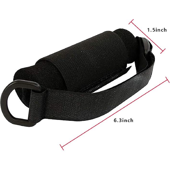 Disabled Eating Aids Utensil Holders Eating Assistance Hand Cuff for Holding Spoon, Fork, Cutlery Adjustable Nylon Gripping Strap for Limited