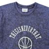ThIs Is Never That Faded Basketball Tee Purple Blue