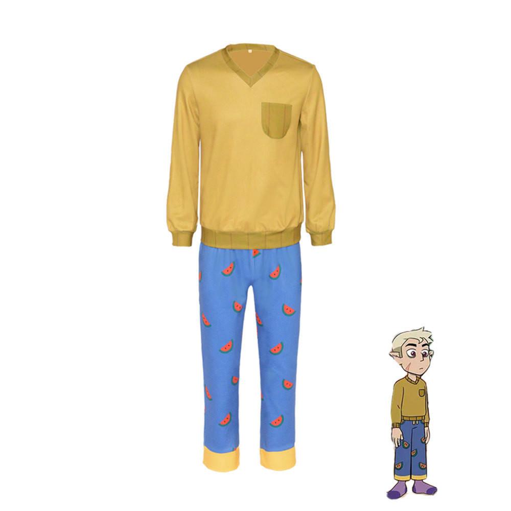The Owl House Cos Space Cotton Ruth Green Pants Hunter Cosplay Costume