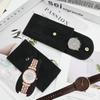 Velvet Watch Case for One Portable Watch Pouch with Core Trip Watch Unisex "Vibrly" Shock-Absorbing Watch, Built-in Board, Scratch-Resistant,