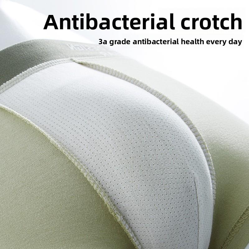 Men's Spring and Summer Thin and Trendy Pure Cotton Antibacterial Briefs