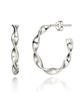 Geigerjewelry Wave Circle Silver Earrings Gisvee056