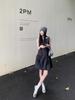 White sleeveless vest dress women's summer gentle wind temperament skirt small loose bud short skirt