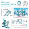 Christmas Mini Magnetic Blocks Set For Kids With Portable Iron Box Puzzle Toy For Holiday Gift