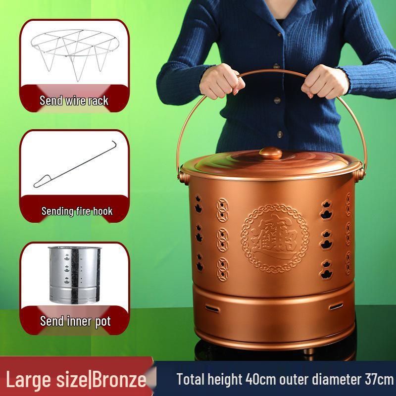 Incinerator Fire Bucket for Burning Paper and Incense