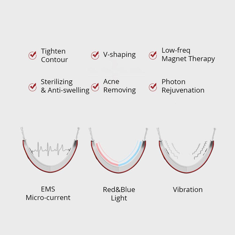 EMS Micro-current Face Massager Face Lifting Beauty Instrument