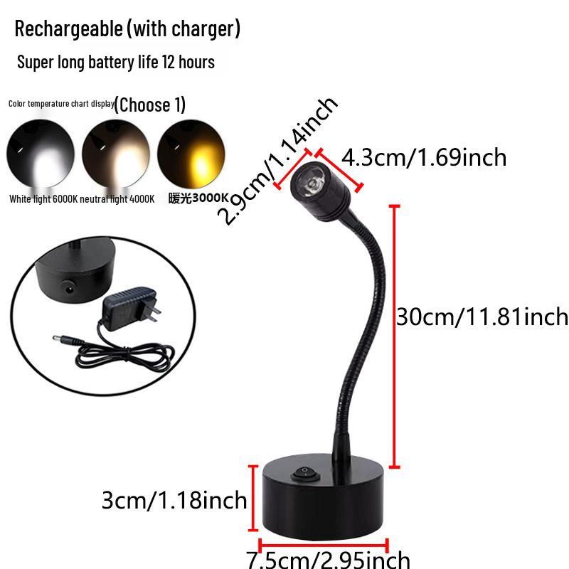 Wireless Jewelry Display Spotlight with Battery
