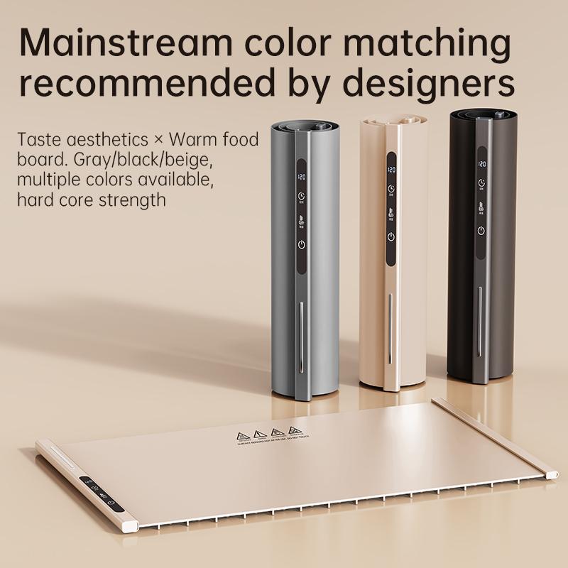 Faltbares Speisenwärmtablett Flexible Silikon-Speisenwärmmatte Warme Schneidebrett Konstante Wärme Geschirr Elektrische Speisenwärmmatte