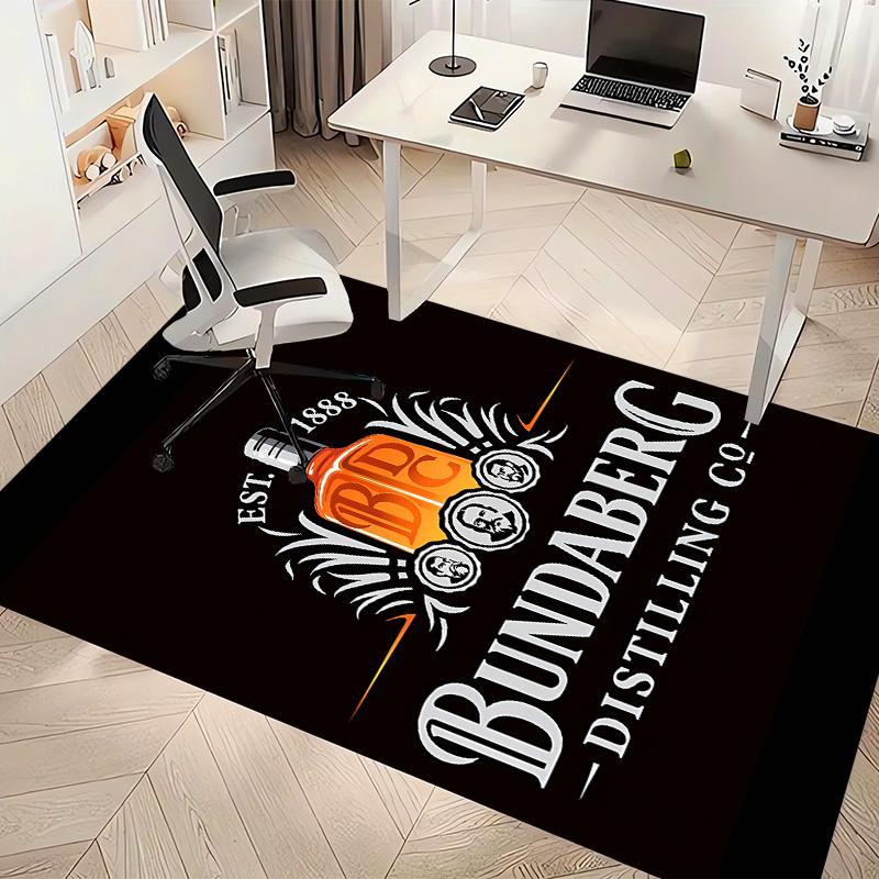 RUM B-Bundaberg Printed Absorbent Washable Carpet, Non-Slip Bathroom Mats, Kitchen Rugs, Yoga Mat,Living Room Entrance, Camping Picnic Rugs