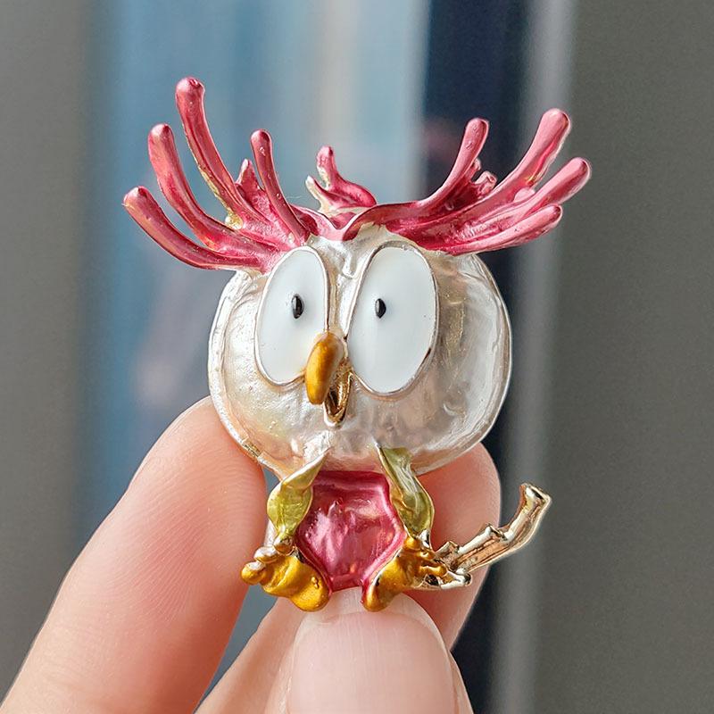 

Сова Angry Birds Cartoon Alloy Drip Pin High-End Brooch Coat Cute Brooch