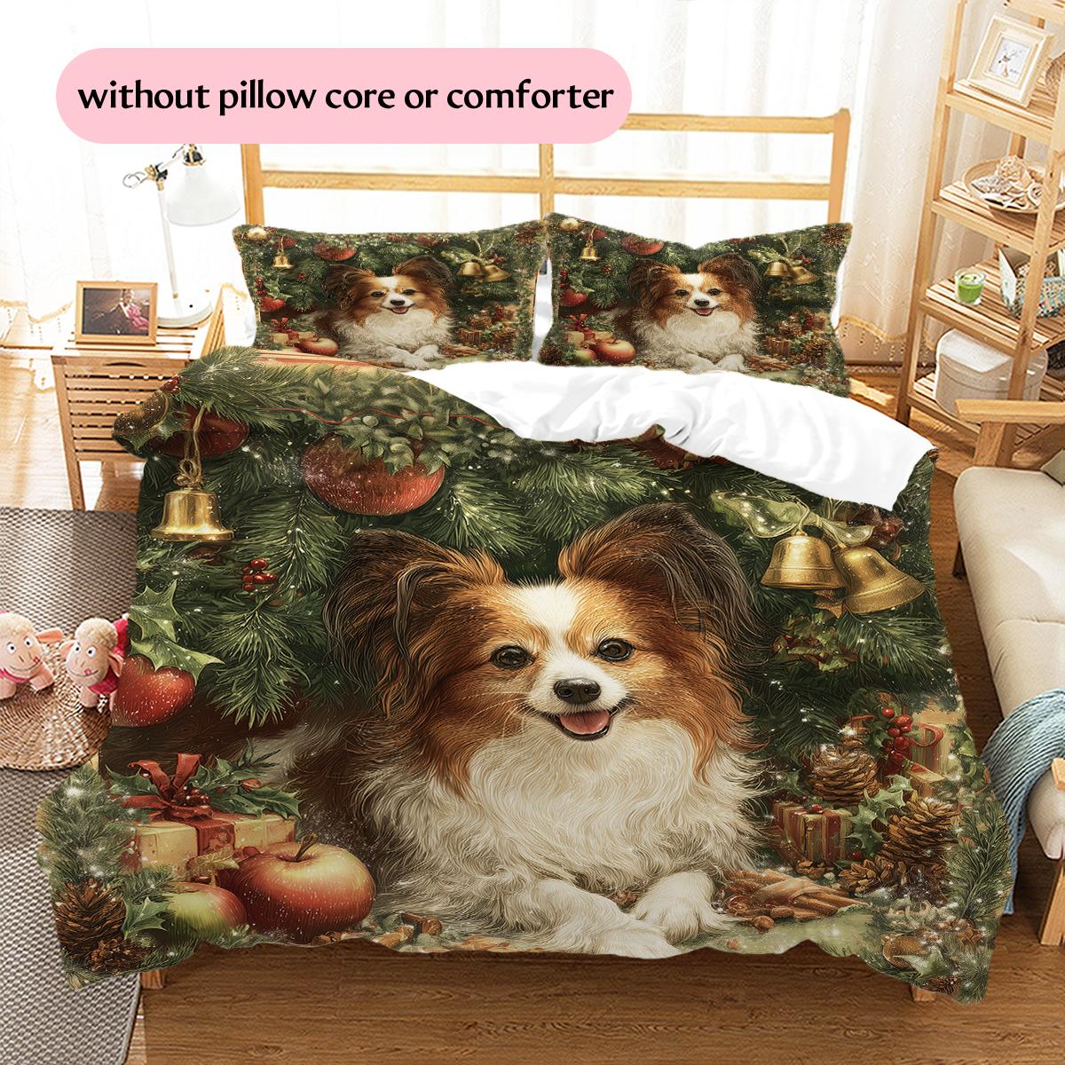 

Papillon Pattern Bedding Home Decoration Birthday Gift (1 * duvet cover + 2 * pillowcase, without core) 135x200cm