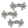 Vintage Chinese Knot Waist Fastener Pin Metal 3/6Set Nonrust Easy To Install Adjustable For Loose Pants Waist Adjuster