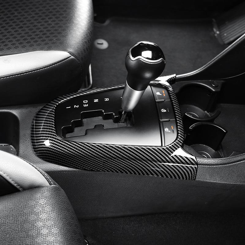 Automotive Centre Console Trim Frame Central Gear Shift Protective Cover ABS Material For Kia Morning Picanto 2018- LHD