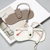 PU Leather Simple Eyewear Storage Bag Solid Color Glasses Protective Cover Lychee Pattern Soft Sun Glasses Pouch for Friend Gift