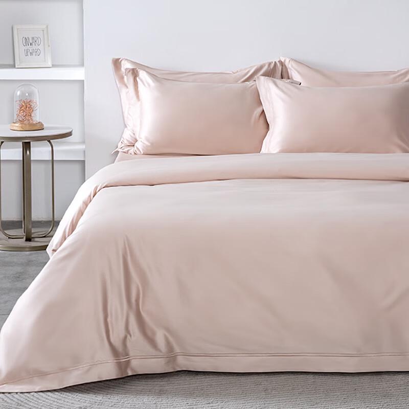 LINPURE 140-Thread Count Long-Staple Cotton 4-Piece Bedding Set