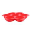 Hamburger Bun Mold 7 Cavity Silicone Non Stick Dishwasher Safe Household Hamburger Bread Form Baking Pan for Egg   Cornbread Layer Cake