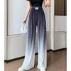 Gradient High Waist Casualwide Leg Pants Gradient Color High Waist Casual Loose Pants