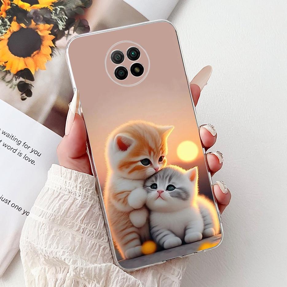 For Xiaomi Redmi Note 9 5G Case Note 9T Cute Painted Cover Soft Silicone Phone Case For Redmi Note 9T Note9 5G Back Cover Fundas
