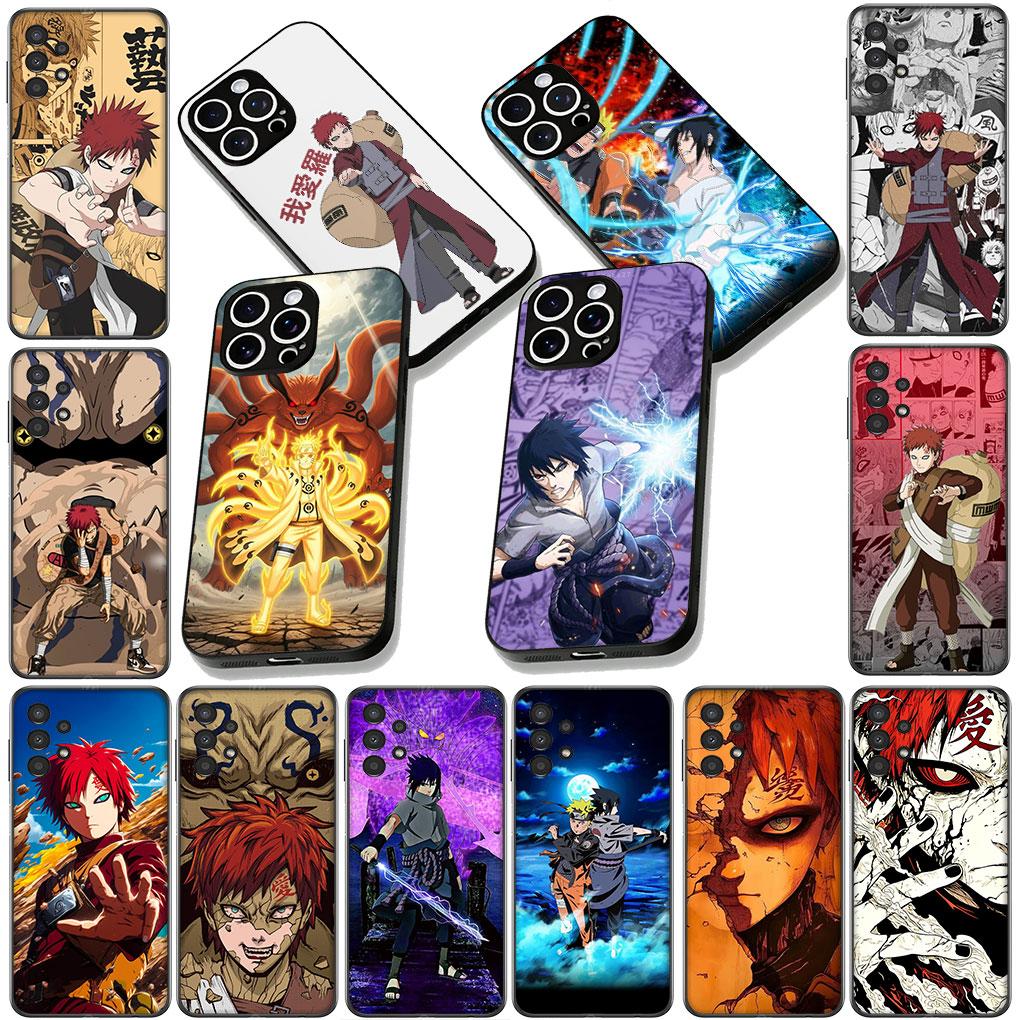 Phone Cover for Apple iPhone 13 12 Mini XS 11 Pro Max 7 8 Plus XR SE 2022 2020 SE3 Case Gaara Narutos Uchiha Sasuke Casing