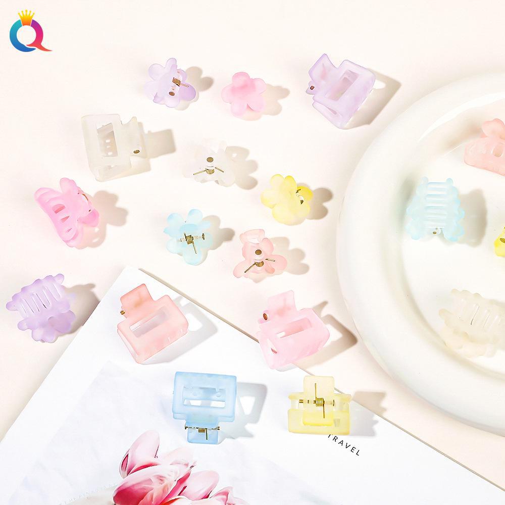 Qiyue Korean Matte Mini Hair Clip – Simple Fashion Hairpin for Bangs