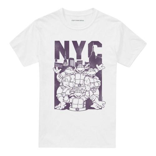 Teenage Mutant Ninja Turtles Unisex Adult NYC Turtles T-Shirt