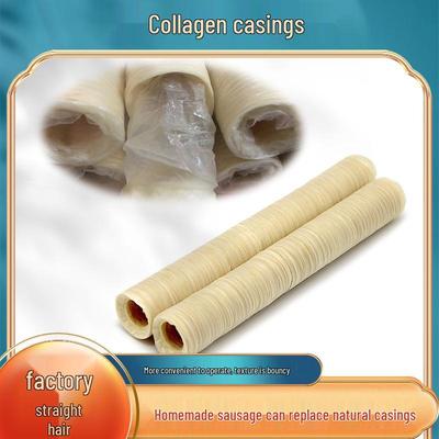 Budello di Collagene Non Stretto da 26 mm per Salsicce da Prosciutto, Arrosto e Stagionato