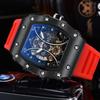 ZIDO Casual Men's Barrel Quartz Skeleton Watch - Luminous & Waterproof