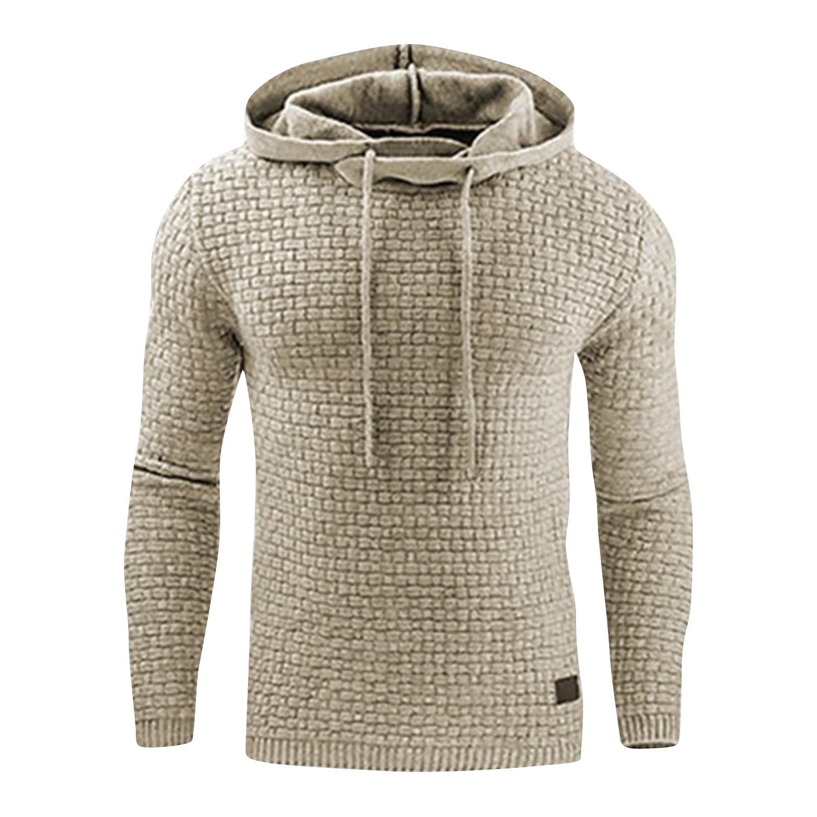 

Мужское повседневное однотонное клетчатое худи, худи с длинными рукавами, толстовка и куртка L хаки