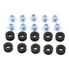 10 Sets Motorcycle Grommets Bolt Kit Rubber Metal Fairings Accessories Replacement for Suzuki