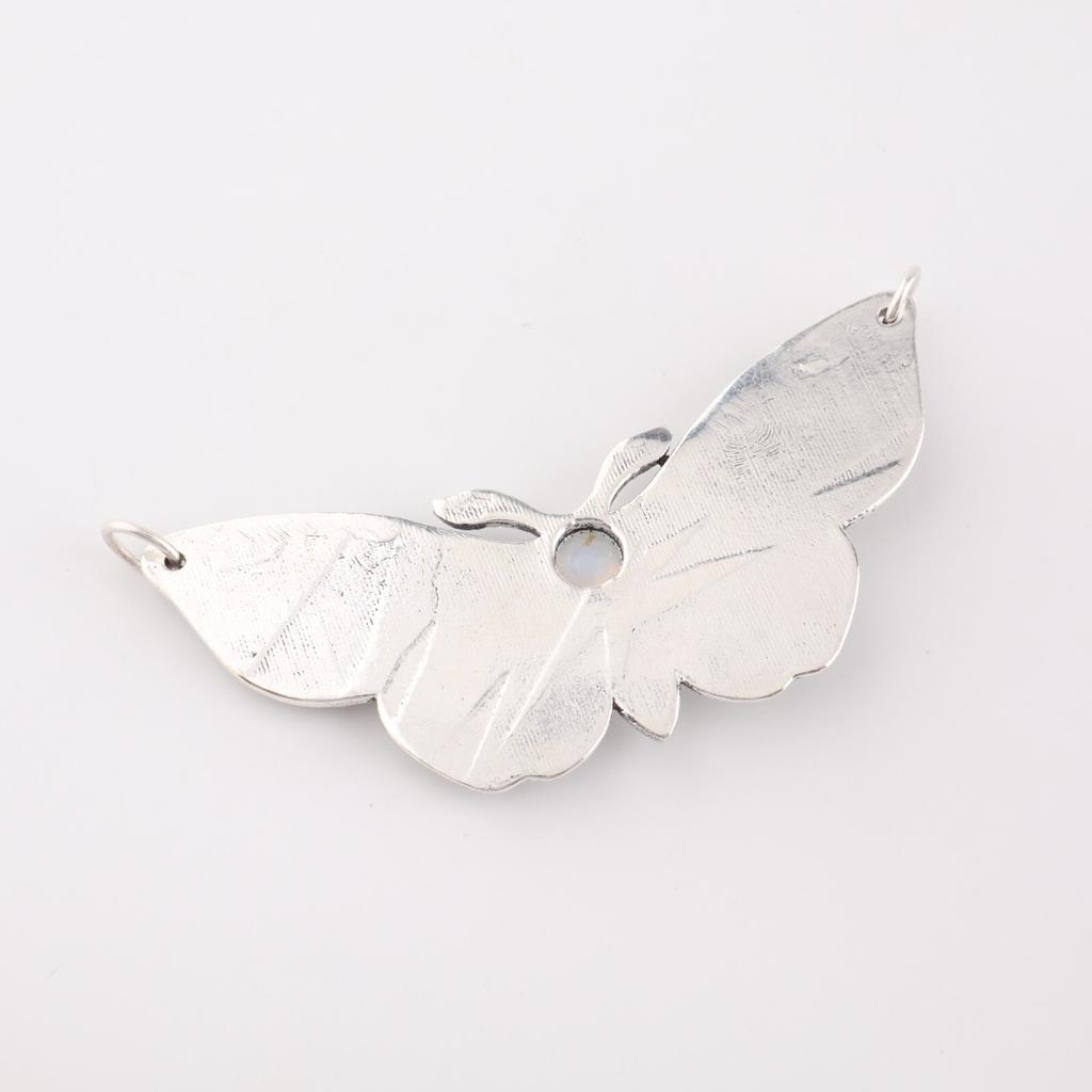 Milky Opal Gemstone 925 Sterling Silver Jewelry Pendant0.7" For Anniversary Gift CP-35-22