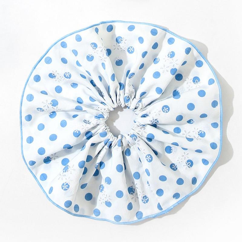25cm Oversized Polka Dot Hair Tie Women Korean Style Mesh Scrunchie Bow Headband Accessory Ponytail Sweet Minimalist