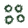 10pcs Plastic Green Rattan Shaped Napkin Ring Simulation Table Decoration  Birthday