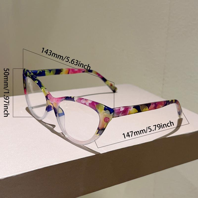Vintage Cat Eye Reading Glasses Women  New Fashion Blue Light Blocking Presbyopia Eyewear Trendy Chic Optical Frames