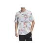Adidas Originals Trefoil Fs Grp Aop Tee With Chest Mini Logo And Camo Print Men Tops White FM2217