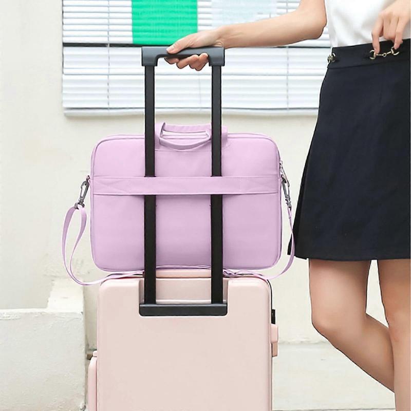 16 inch Laptop Computer PC Shoulder Bag Carrying Case,Water-Repellent Fabric Briefcase,Lightweight Toploader,Business Casual or School