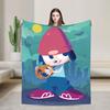 Parappas The Rappers Blankets Quality Super Warm  Throw Blanket Winter Airplane Travel Couch Chair Funny Bedspread