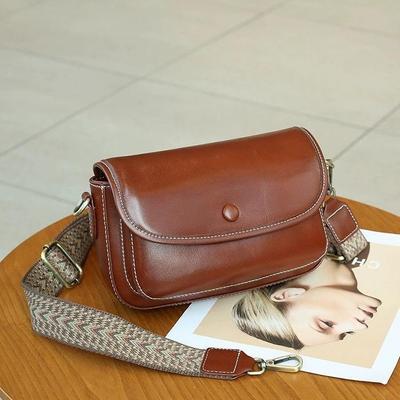 Damen Tasche aus natürlichem Rindsleder Damen Hochwertige Pendler Umhängetaschen Damen Luxus Retro Umhängetasche Damen Rindsleder Handtasche