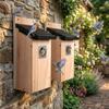 Weatherproof Wooden Bird House Incubation Box Bird Nest House Bird Breeding Box  Patio