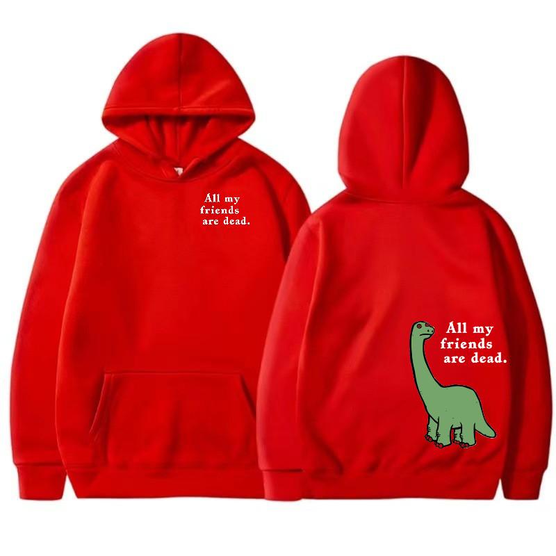 Fun Dinosaur Print Hoodie Men's and Women's Sports Hoodie Men's Hip  Hop Style Sports Shirt Fashion Street Wear