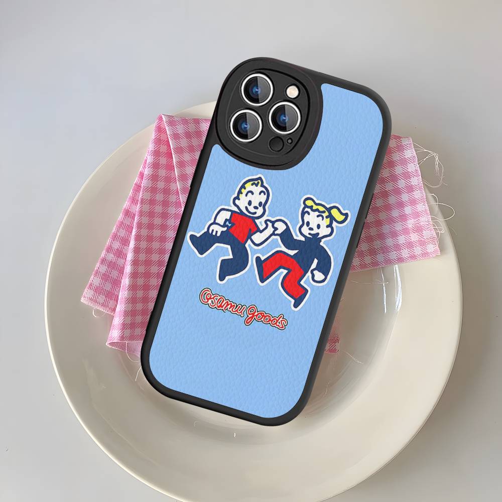 Fashion Osamu Goods Phone Case For IPhone 16 15 14 13 12 11 Pro Max Plus Shockproof Leather Cover