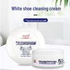 Domain King White Shoe Cleaner & Whitener with Brush - Maintains Sneakers, Sports Shoes, and Edges