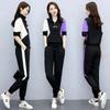 Women's Summer 2023 Fashion Suit: Stylish Two-Piece Casual Jogger Set