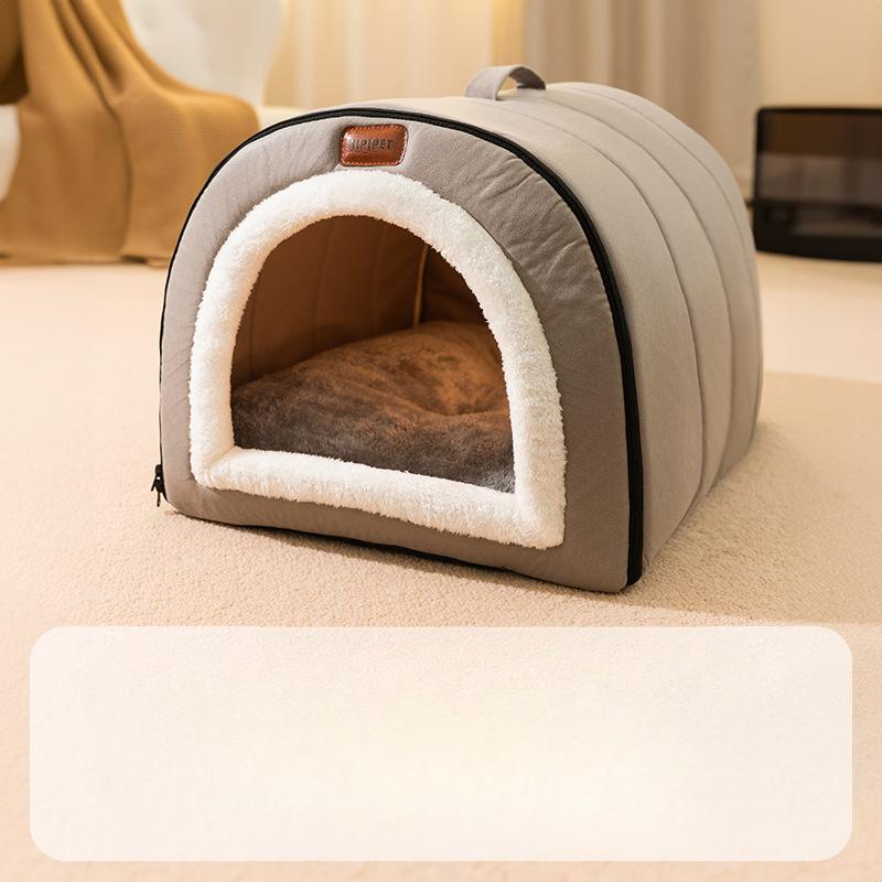Dog Kennel  Winter Warm Dog Bed  Universal for All Seasons  Removable and Washable House-type Dog House Small Dog Winter Pet Supplies