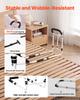 VEVOR Bed Rails for Elderly Adults 90.7kg Loading Bed Side Assist Rail, with Motion Sensor LED Light, Adjustable Height & Length, Non-Slip Handle