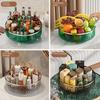 Rotating Plastic Spice Rack & Cosmetic Organizer