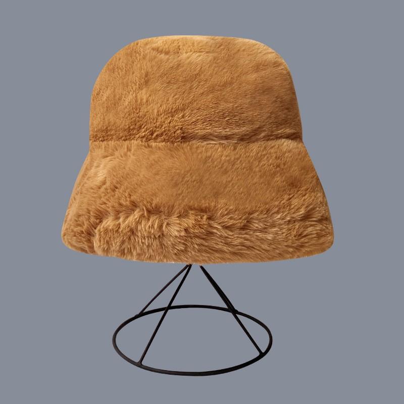 Hot Fashion Fake Rabbit Fur Hats Super Soft Women Winter Hat Cotton Lining Warm Russian Fashion Ski Beanies Plush Solid Color
