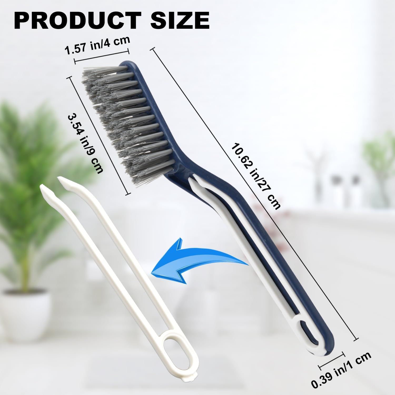 Cleaning Brush - Hard Bristle Crevice Cleaning Brush Tools for Household Use, Kitchen, Bathroom, Window, Toilet, Multifunctional Gap Cleaning